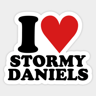 I heart Stormy Daniels Sticker